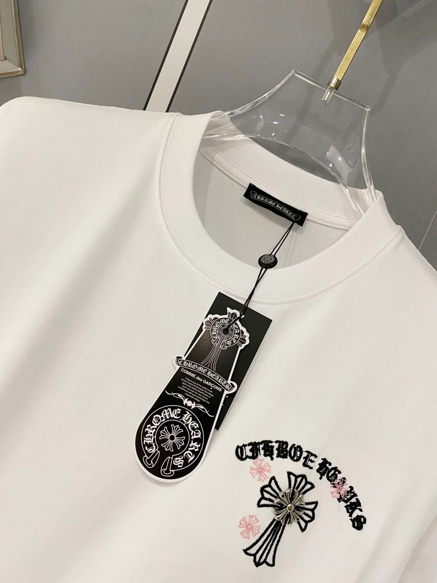 Chrome Hearts/ Quality T Classic LOGO Same Style 2026ss Quality Versatile Quality : Black.White Size：S M L XL